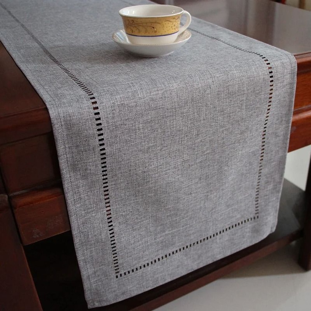 Basic Linen Table Runner Minimalist Dining Table Decor For Kitchen And Events 2