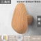 Natural Wooden Wall Mounted Coat Hooks Minimalist Entryway Key Hanger 4