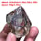 Herkimer Diamond Crystal Raw Black Stone Energy Healing Decor 6