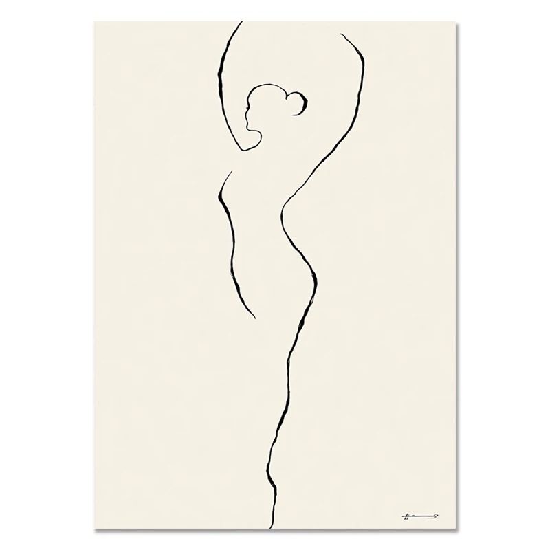 Nordic Beach Canvas Wall Art Minimalist Shell Flower Prints Decor 2