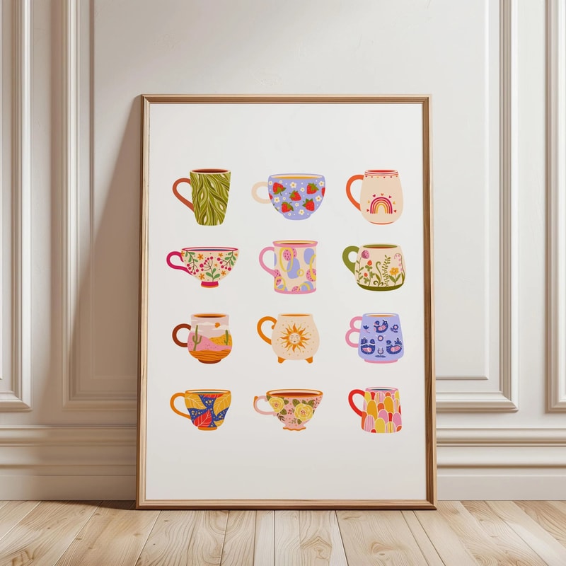 But First Cafecito Canvas Print Minimalist Spanish Coffee Wall Art 4