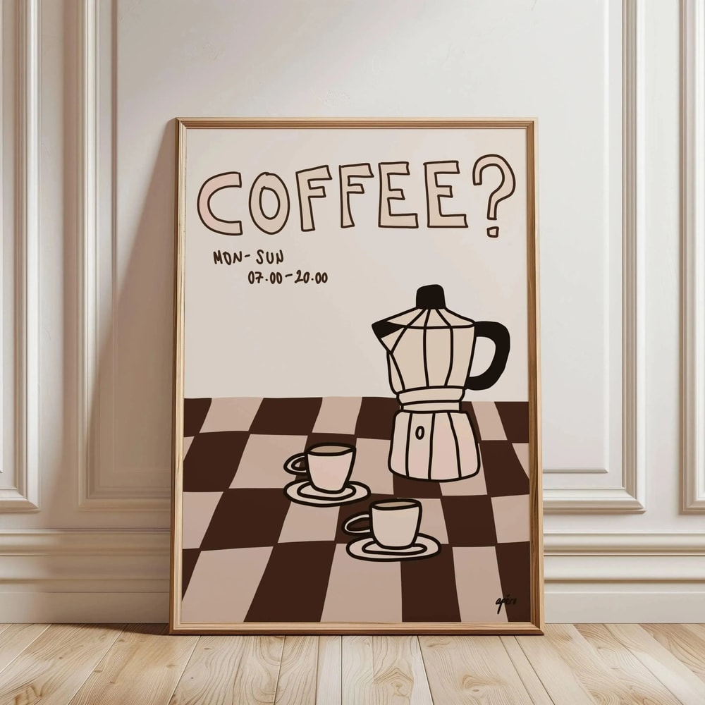 But First Cafecito Canvas Print Minimalist Spanish Coffee Wall Art 23