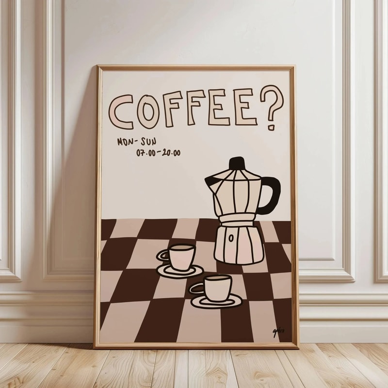 But First Cafecito Canvas Print Minimalist Spanish Coffee Wall Art 23