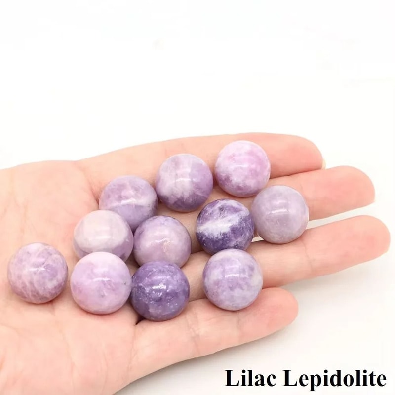 Natural Crystal Sphere Ball Amethyst Rose Quartz Healing Gem Decor 5