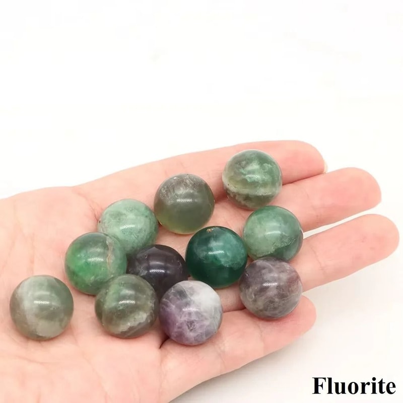 Natural Crystal Sphere Ball Amethyst Rose Quartz Healing Gem Decor 26