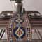 Boho Aztec Linen Table Runner Geometric Tribal Dining Table Decor 2