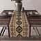 Boho Aztec Linen Table Runner Geometric Tribal Dining Table Decor 7