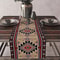 Boho Aztec Linen Table Runner Geometric Tribal Dining Table Decor 8