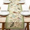 Vintage Floral Bird Linen Table Runner Farmhouse Dining Table Decor 7