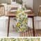 Watercolor Lemon Linen Table Runner Summer Farmhouse Dining Table Decor 1
