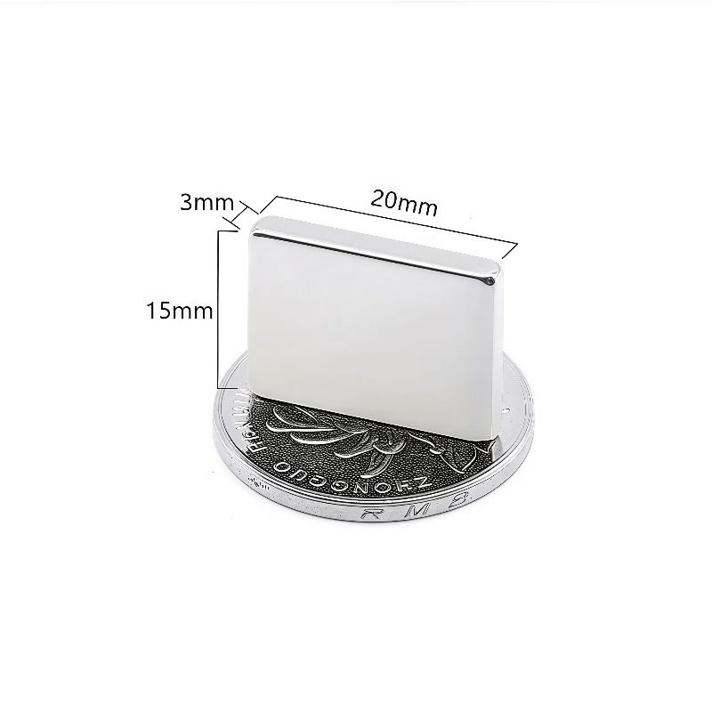 N52 Strong Neodymium Square Magnets Small Powerful Refrigerator And Office Magnets Set 16