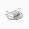 N52 Strong Neodymium Square Magnets Small Powerful Refrigerator And Office Magnets Set 3