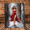 Elegant Woman Canvas Wall Art Framed Painting Modern Office And Home Decor 3