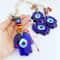 Macrame Evil Eye Wall Hanging Nazar Protection Charm Turkish Decor For Home And Car 13