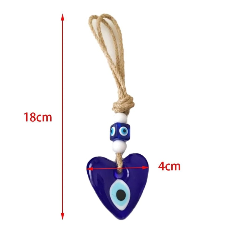 Macrame Evil Eye Wall Hanging Nazar Protection Charm Turkish Decor For Home And Car 3
