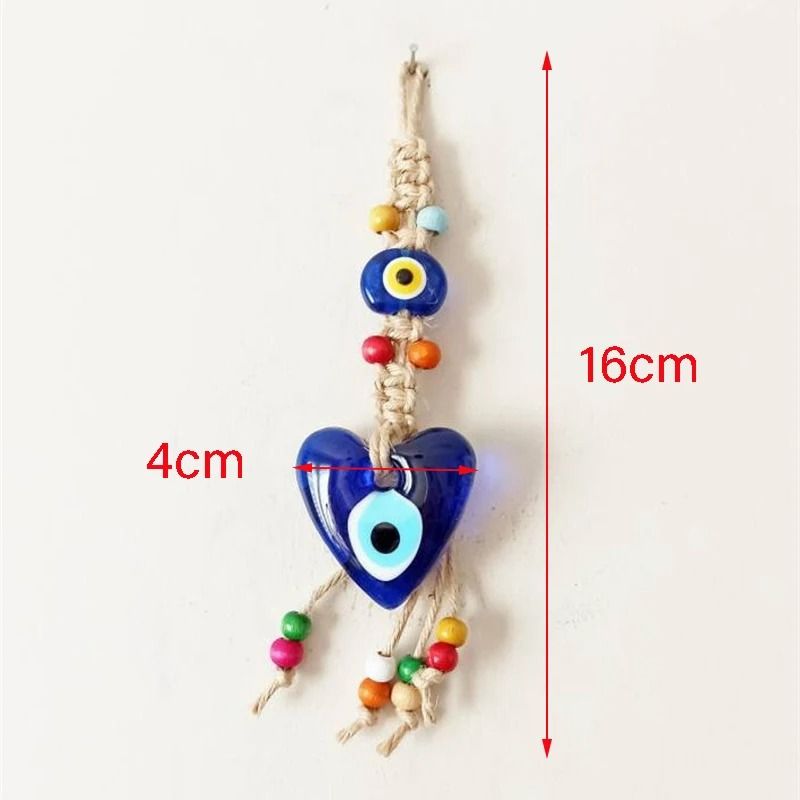 Macrame Evil Eye Wall Hanging Nazar Protection Charm Turkish Decor For Home And Car 6