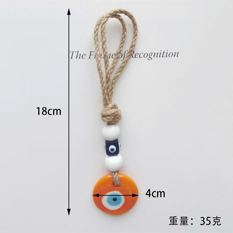 Turkish Blue Evil Eye Pendant Wall Hanging Lucky Charm Home And Car Decor 15