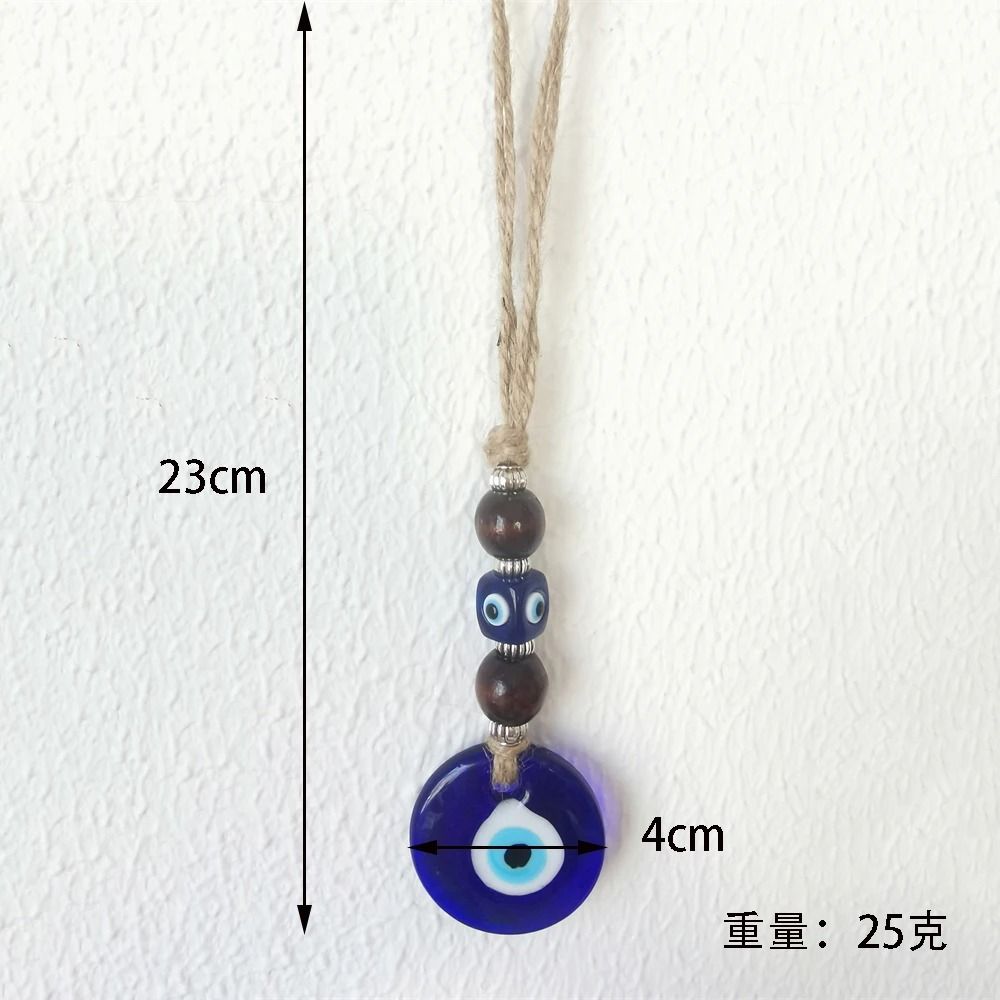 Turkish Blue Evil Eye Pendant Wall Hanging Lucky Charm Home And Car Decor 21