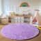 Round Fluffy Kids Plush Rug Soft Nursery Floor Carpet Baby Play Mat 0
