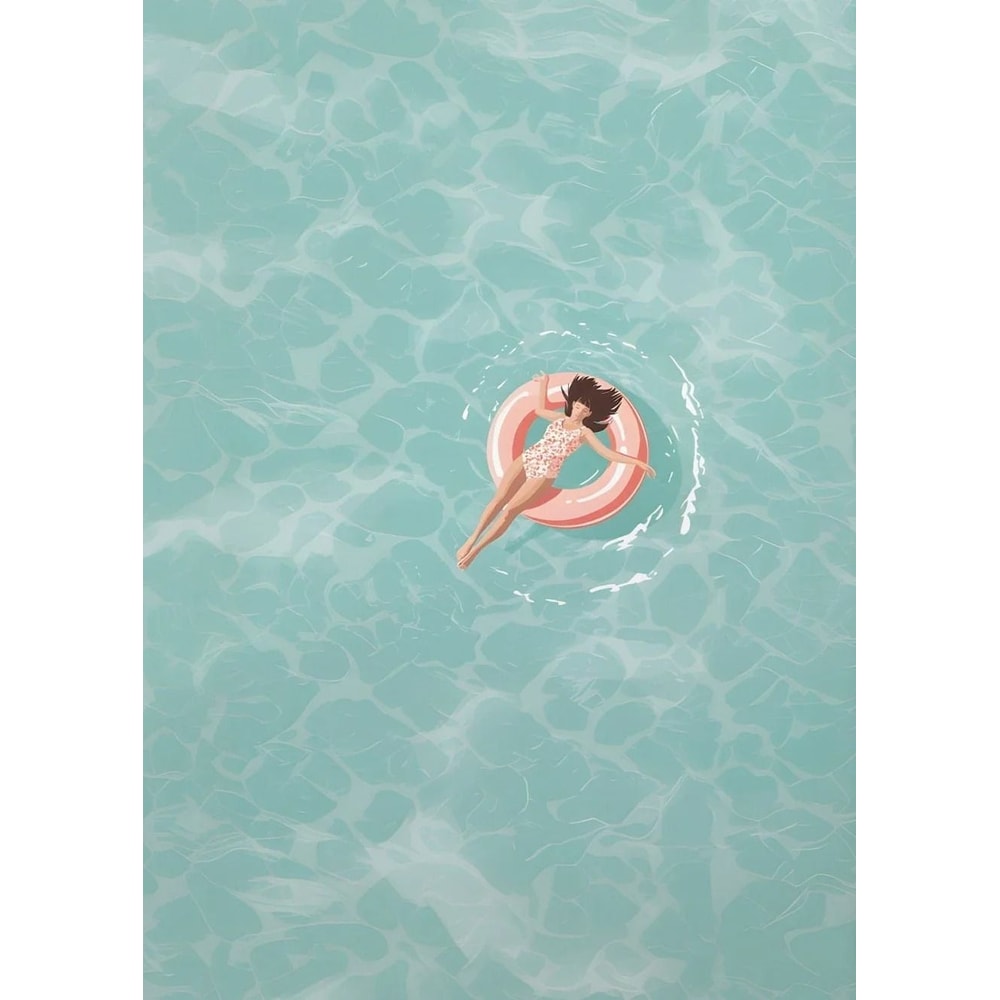 Summer Beach Canvas Wall Art Ocean Pool Party Nordic Living Room Decor 6