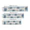Blue Hydrangea Linen Table Runner Farmhouse Floral Dining Decor 2