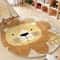 Cute Cartoon Lion Kids Rug Soft Plush Playroom Carpet 1