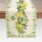 Lemon Floral Linen Table Runner Summer Farmhouse Dining Decor 5