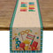 Purim Linen Table Runner Festive Jewish Holiday Party Decor 4