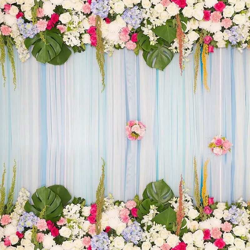 Artificial Tropical Palm Leaves Set Luau Hawaiian Party Decorations 5