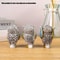 Resin Owl Figurine Set Decorative Animal Home Decor Statues 3