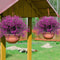 UV Resistant Artificial Outdoor Flowers Plastic Shrub Garden Decor Set 5