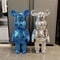 Luxury Gradient Bear Statue Modern Mirror Finish Home Decor Sculpture 0
