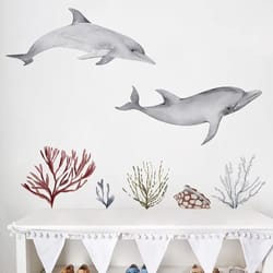 underwater wall stickers ocean wall decals for bathroom and kids room decor