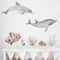 Underwater Wall Stickers Ocean Wall Decals For Bathroom And Kids Room Decor 0