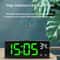 Smart Digital Alarm Clock Voice Control LED Desk Clock With Temperature Display 7