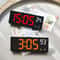 Smart Digital Alarm Clock Voice Control LED Desk Clock With Temperature Display 9
