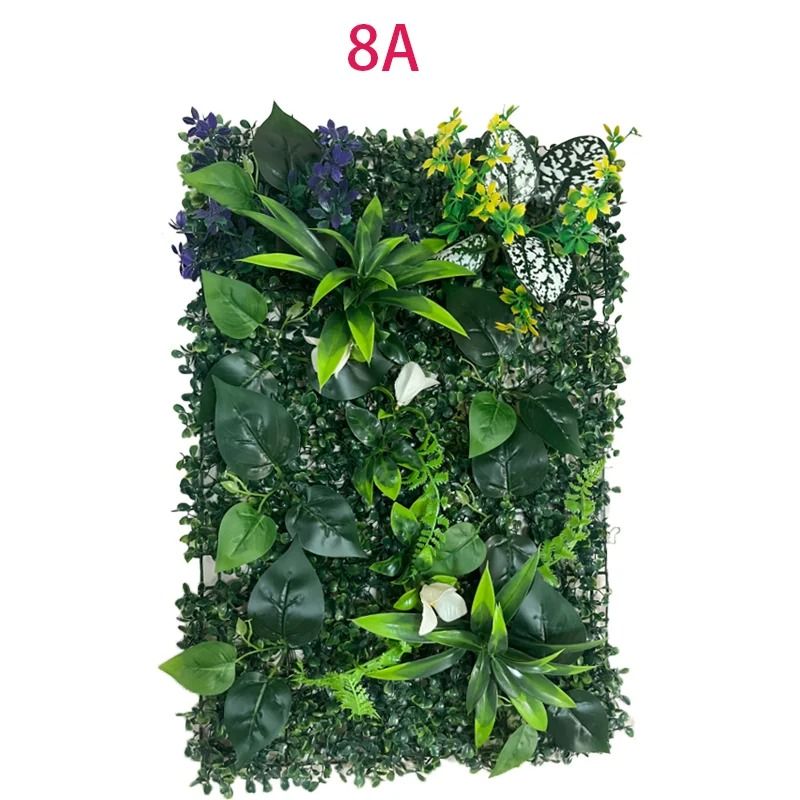Artificial Plant Wall Green Wall Panels Fake Greenery Wall For Outdoor And Garden Decor 1