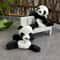 Cute Panda Figurines Cartoon Animal Decor Panda Desk Decor Set 0