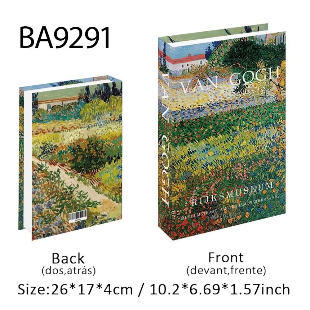 Decorative Book Box Fake Book Decor Coffee Table Books Storage Box Art Design 20