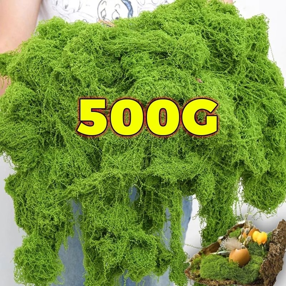 Artificial Moss For Crafts Mini Landscape Moss Fake Grass DIY Decor 11