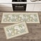 Floral Non Slip Kitchen Rug Absorbent Anti Fatigue Floor Mat 2