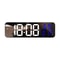 Large LED Digital Wall Clock USB Powered Alarm Clock With Temperature And Humidity Display 0