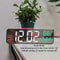 Large LED Digital Wall Clock USB Powered Alarm Clock With Temperature And Humidity Display 4