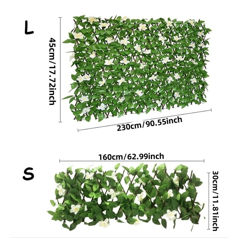 Expandable Artificial Ivy Privacy Screen Fence For Balcony And Garden Decor 2