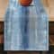 Modern Tie Dye Linen Table Runner Rustic Farmhouse Dining Table Decor 0