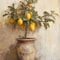 Retro Lemon Canvas Wall Art Botanical Fruit Poster For Kitchen And Living Room 17