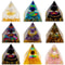 Crystal Pyramid Generator Chakra Healing Reiki Energy Decor 12
