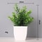Artificial Bonsai Tree Mini Desk Plant Decor Non Fading Office Centerpiece 4
