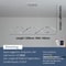 Modern LED Chandelier Linear Dining Room Pendant Light Minimalist Ceiling Lighting 1