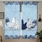 Chicken Print Kitchen Cafe Curtains Farmhouse Light Filtering Rod Pocket Panels 0